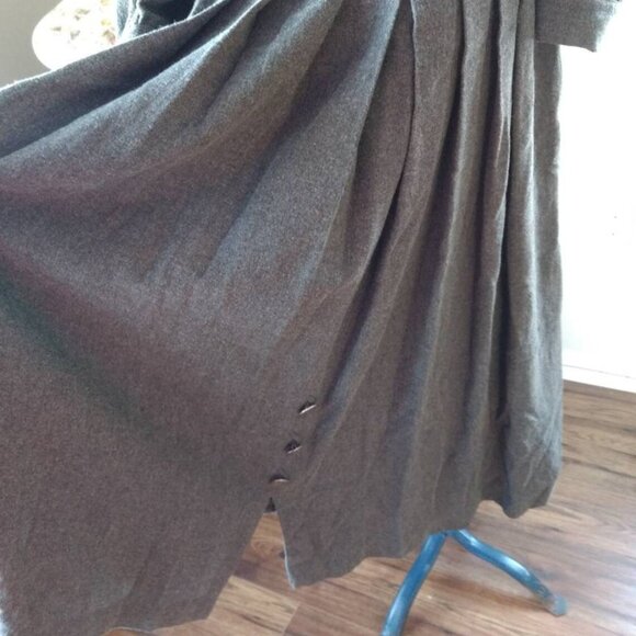 Vintage Cottagecore Dress 36" Bust German Bavarian Folkwear Goth - Picture 5 of 10